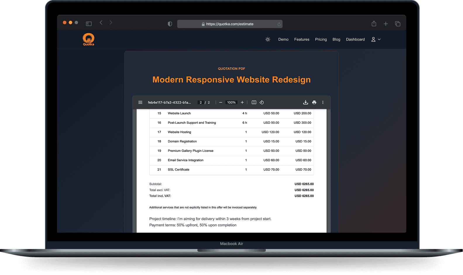 Quotka How It Works Step 1